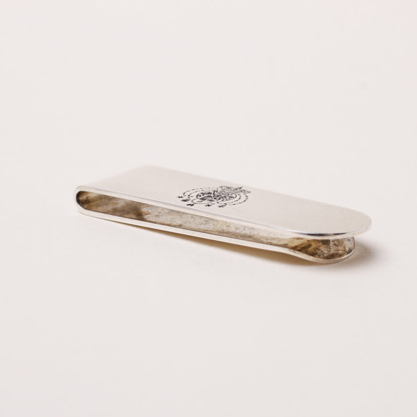 Fermasoldi stemma in argento - immagine 2