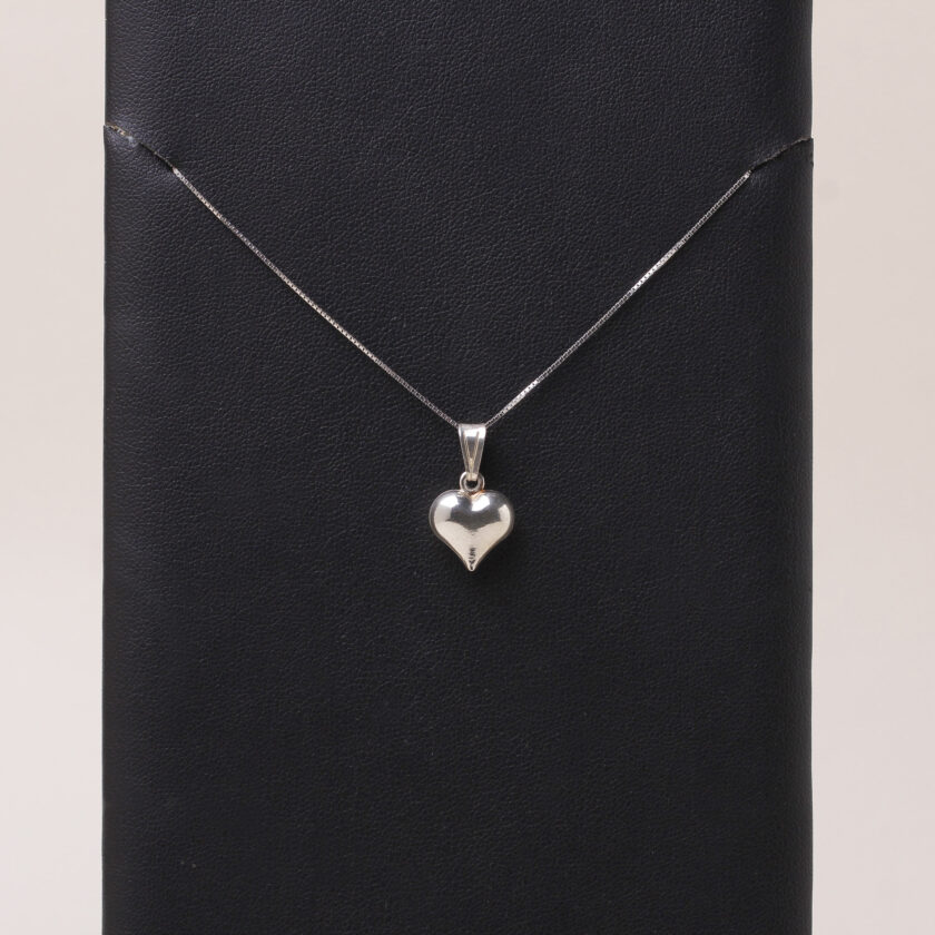 Collana cuore in argento