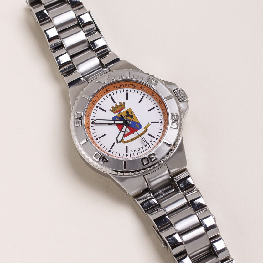 Orologio Argenio Napoli Nunziatella bianco v.2 con cinturino in acciaio