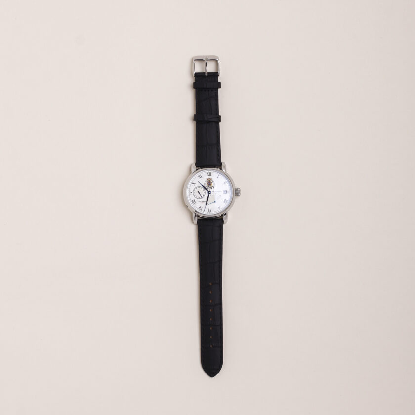Orologio Argenio Napoli automatico Stemma con cinturino in pelle - immagine 2