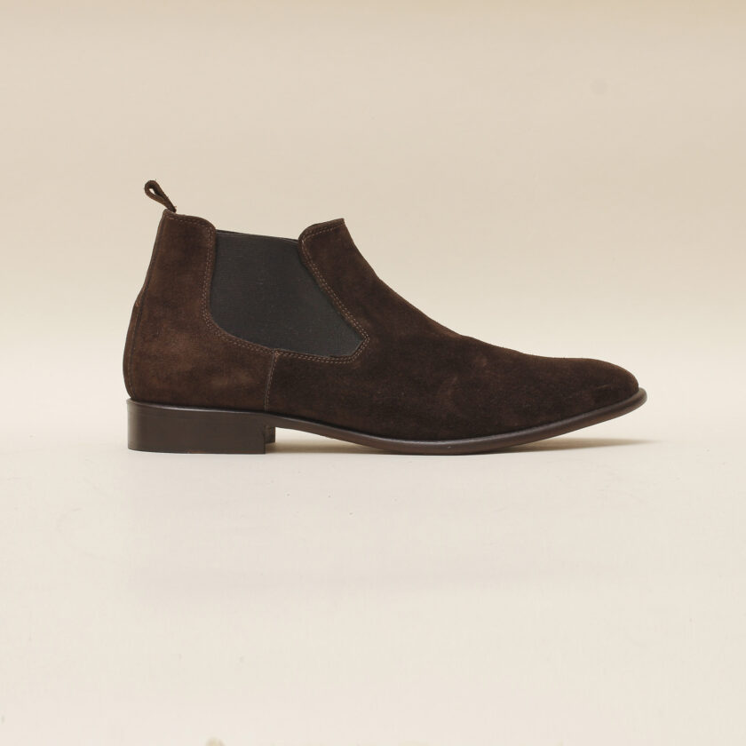 Stivaletto camoscio marrone - immagine 2