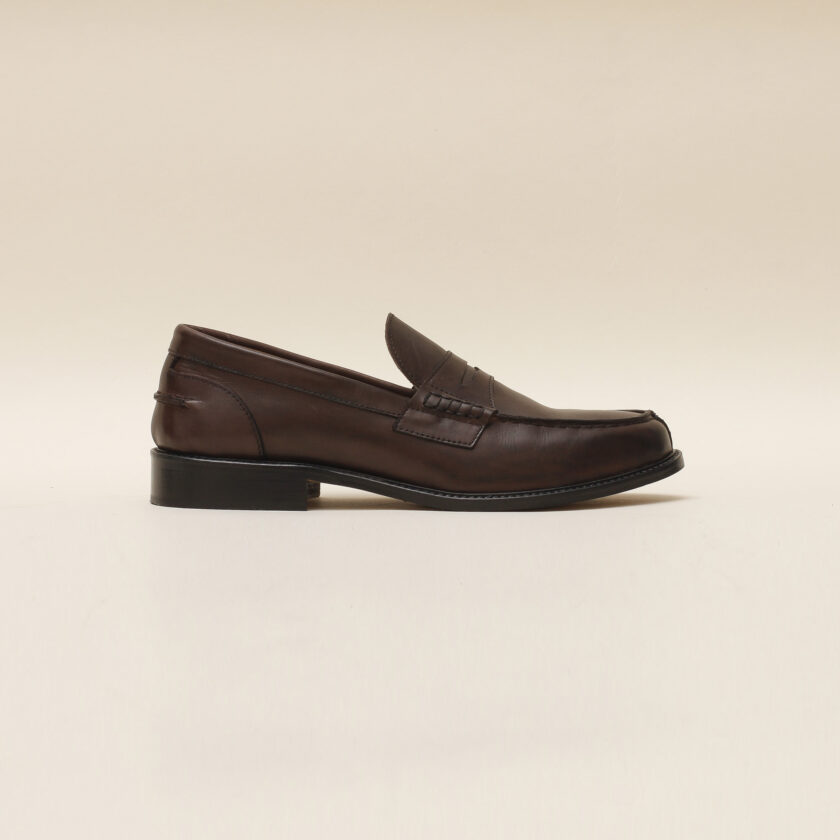 Mocassino pelle marrone - immagine 2