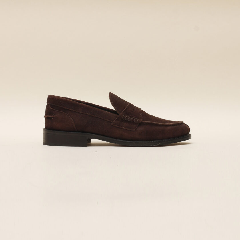 Mocassino camoscio marrone - immagine 2