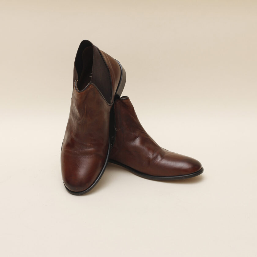 Stivaletto pelle marrone