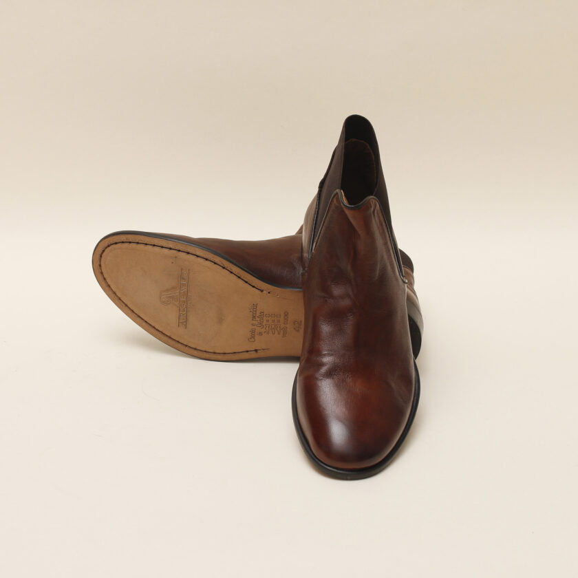 Stivaletto pelle marrone - immagine 3