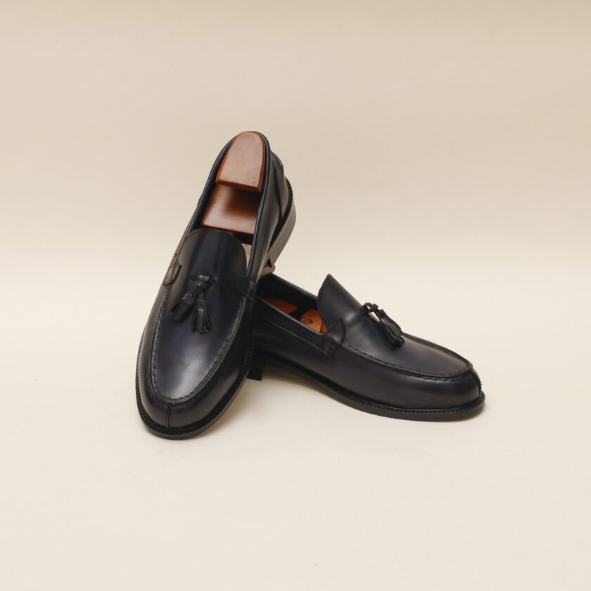 Mocassino nappina nero