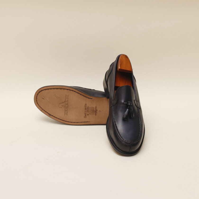 Mocassino nappina nero - immagine 3
