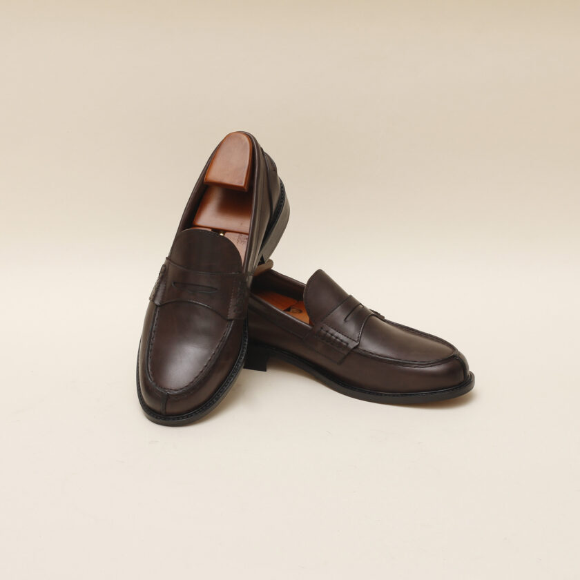 Mocassino pelle marrone