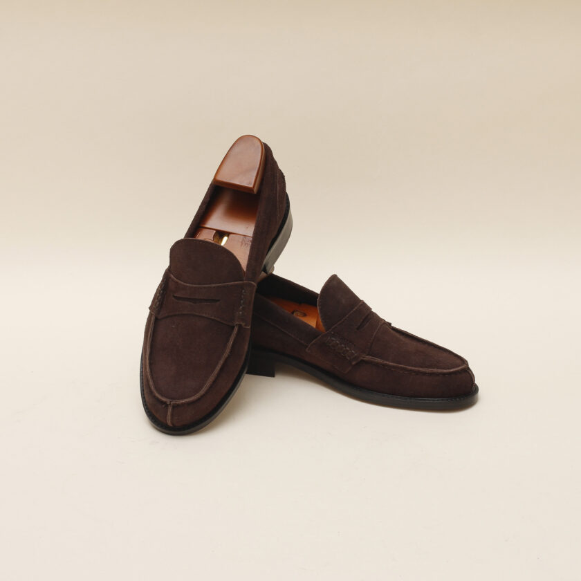 Mocassino camoscio marrone