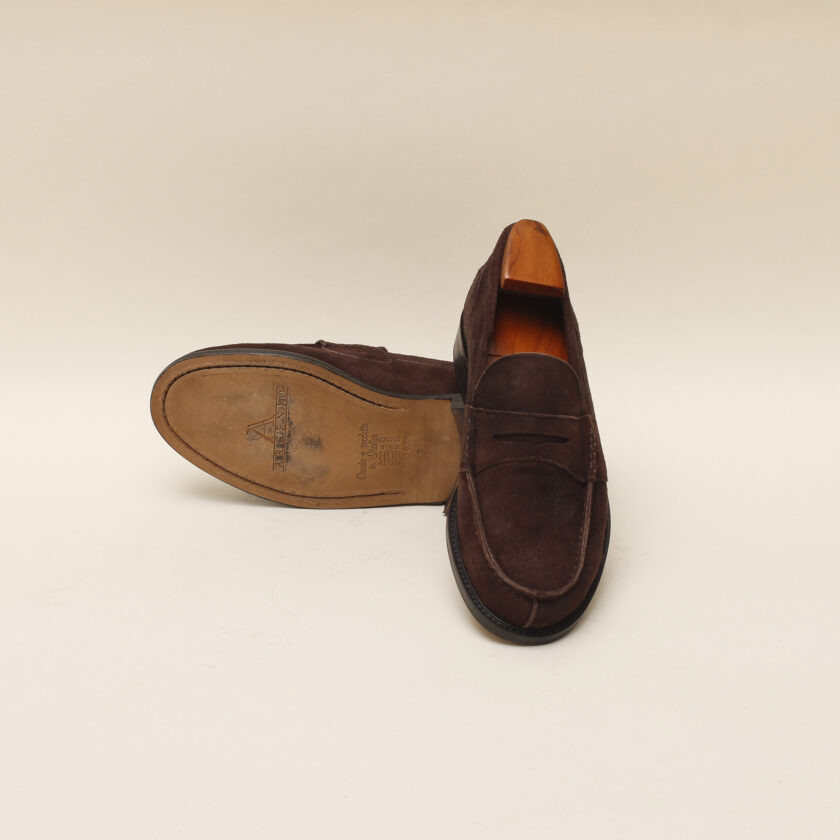 Mocassino camoscio marrone - immagine 3