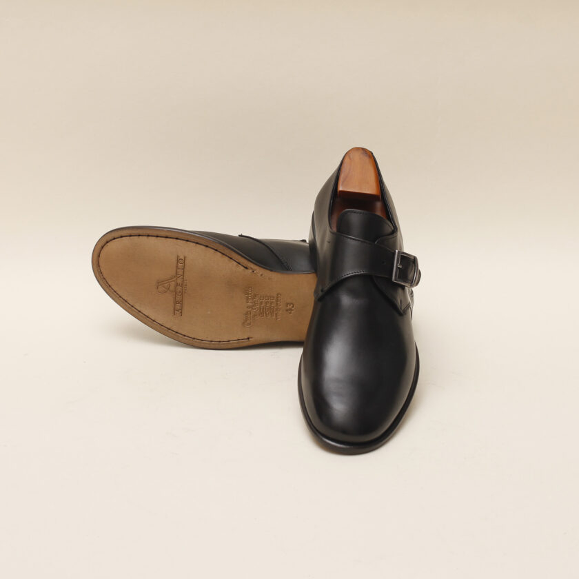Scarpa nera fibbia - immagine 3
