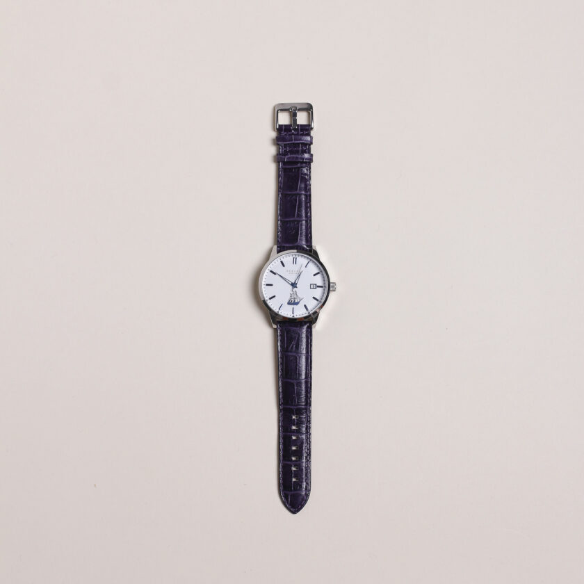 Orologio Argenio Napoli bianco Real Marina Napoletana cinturino in pelle - immagine 2