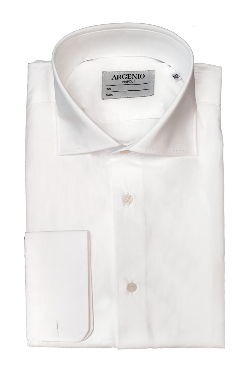 Camicia puro cotone Argenio Napoli bianca